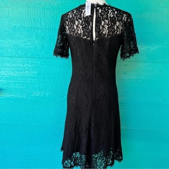 ARITZIA BABATON BLACK LACE “LORCAN” MIDI DRESS SIZE 10 NWT - Picture 7 of 8